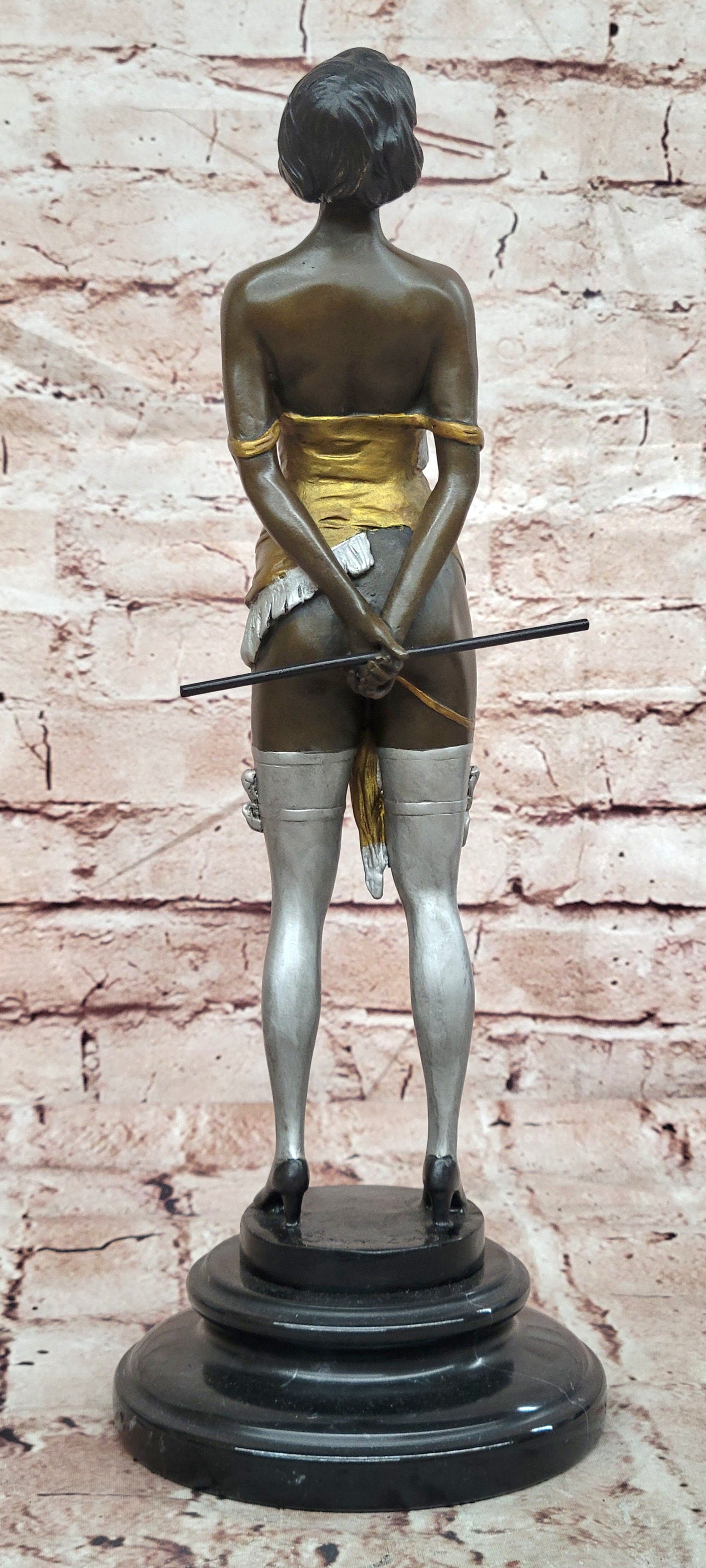 Bronze Sculpture Entitled ''The Riding Crop'' by Art Deco Artist Bruno Zach Sale