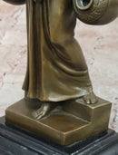 Aldo Vitaleh Water Carrier – Bronze Sculpture on Marble Base
