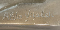 Aldo Vitaleh Water Carrier – Bronze Sculpture on Marble Base