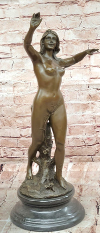 Venus Goddess of Love Bronze Statue Sculpture Signed Original Cesaro Decor