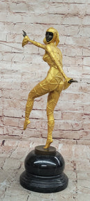 Art Deco statue1920 Style by Demetre Chiparus Genuine Bronze Sculpture