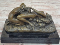 Female Lovers Lesbian Oral Sex Erotic Art Statue Sculpture Mavchi Tribute to J.M. Lambeaux EPA-113
