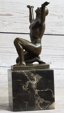 Abstract Modern Art Mid Century Nude Naked Male Athlete Bronze Sculpture Sale