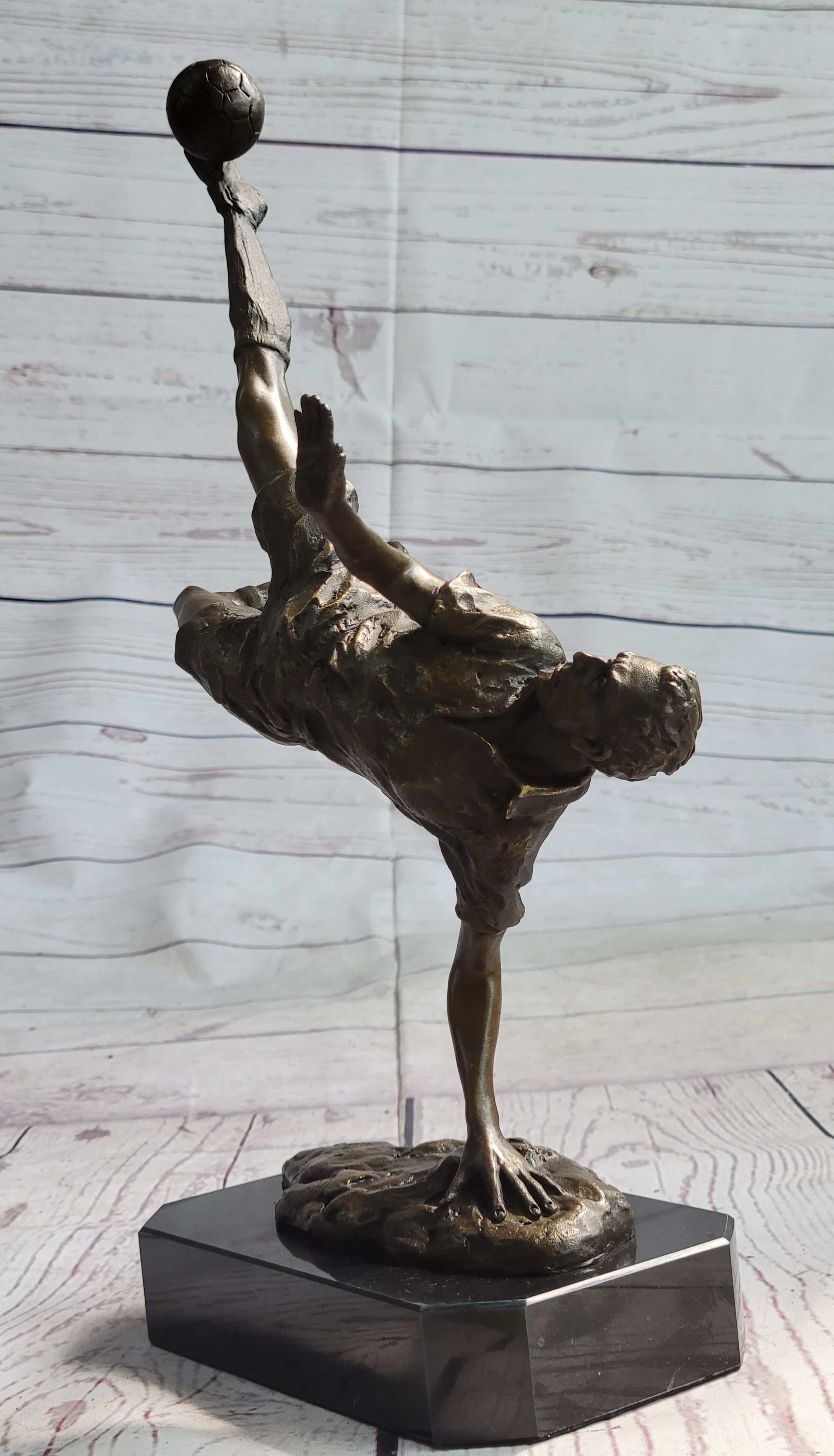 Soccer Trick Shot Bronze Trophy 14" x 10"