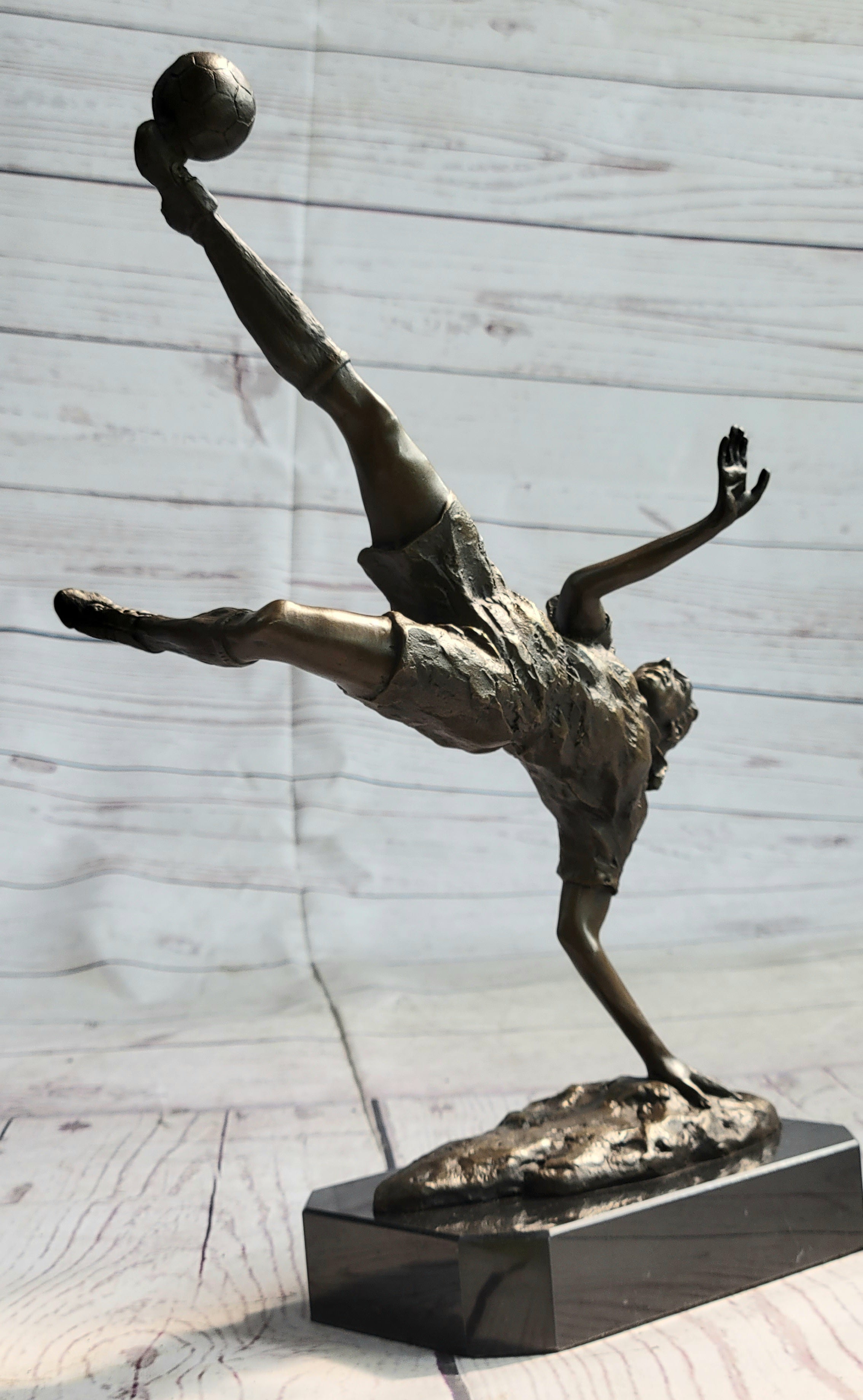 Soccer Trick Shot Bronze Trophy 14" x 10"
