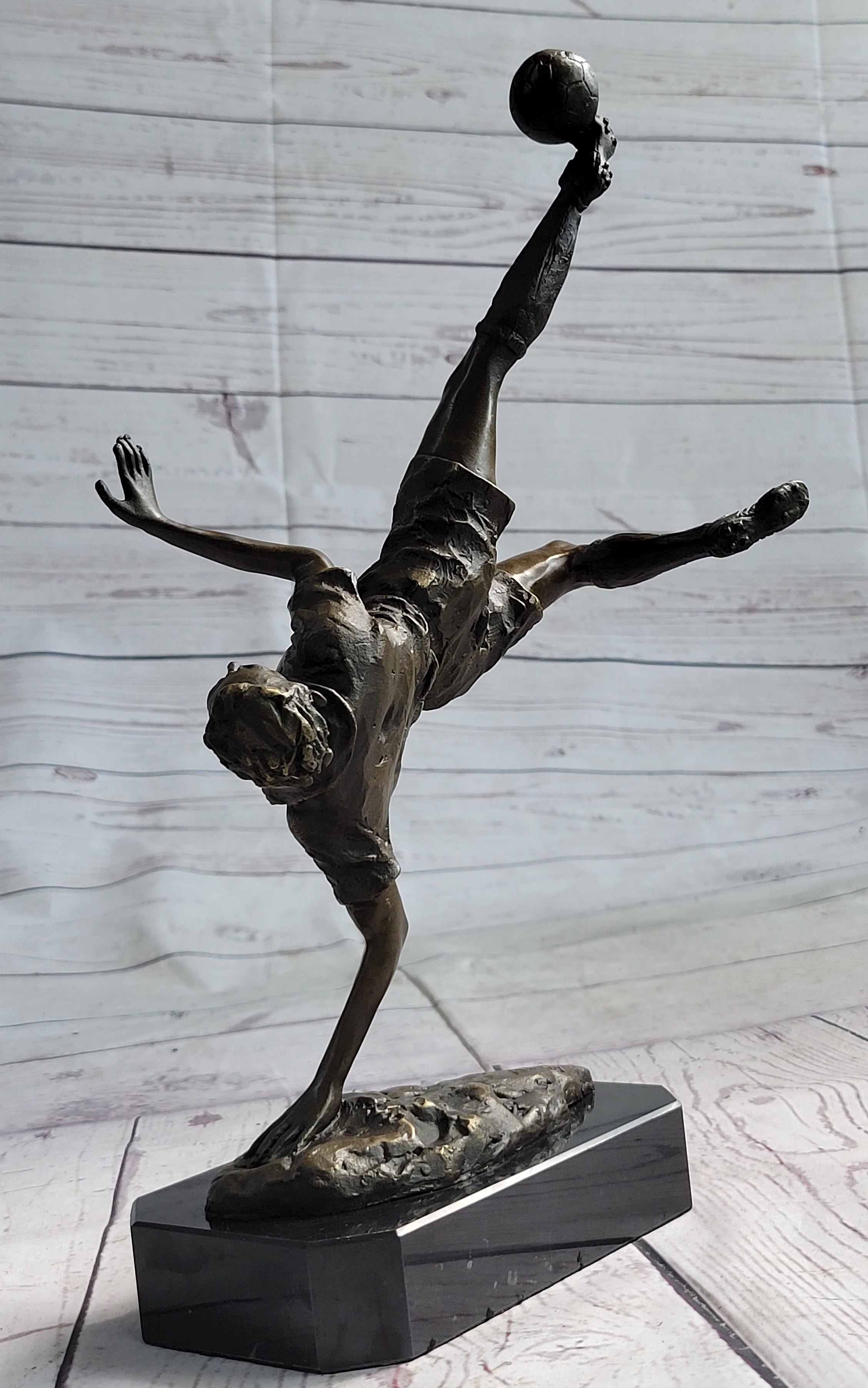 Soccer Trick Shot Bronze Trophy 14" x 10"