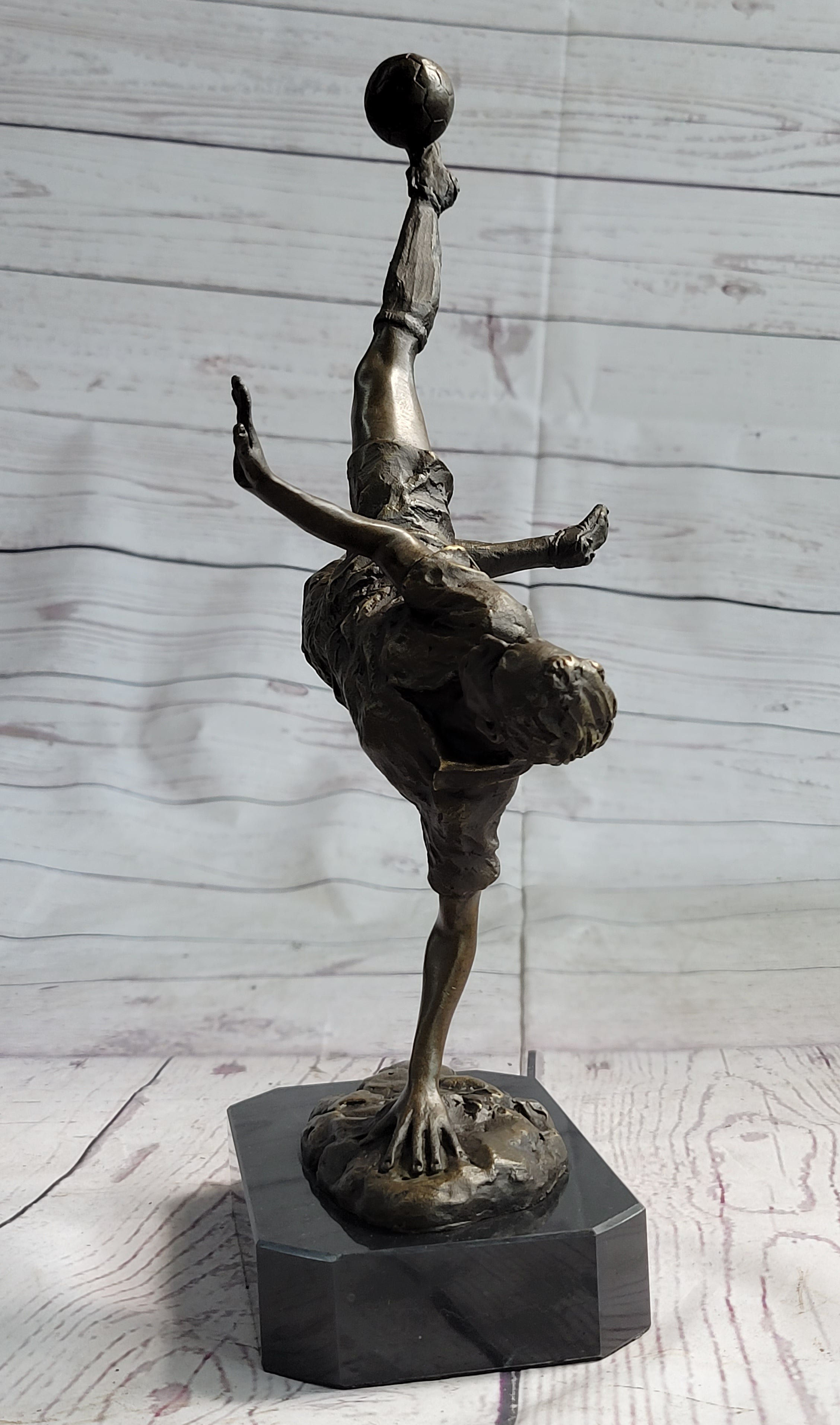 Soccer Trick Shot Bronze Trophy 14" x 10"