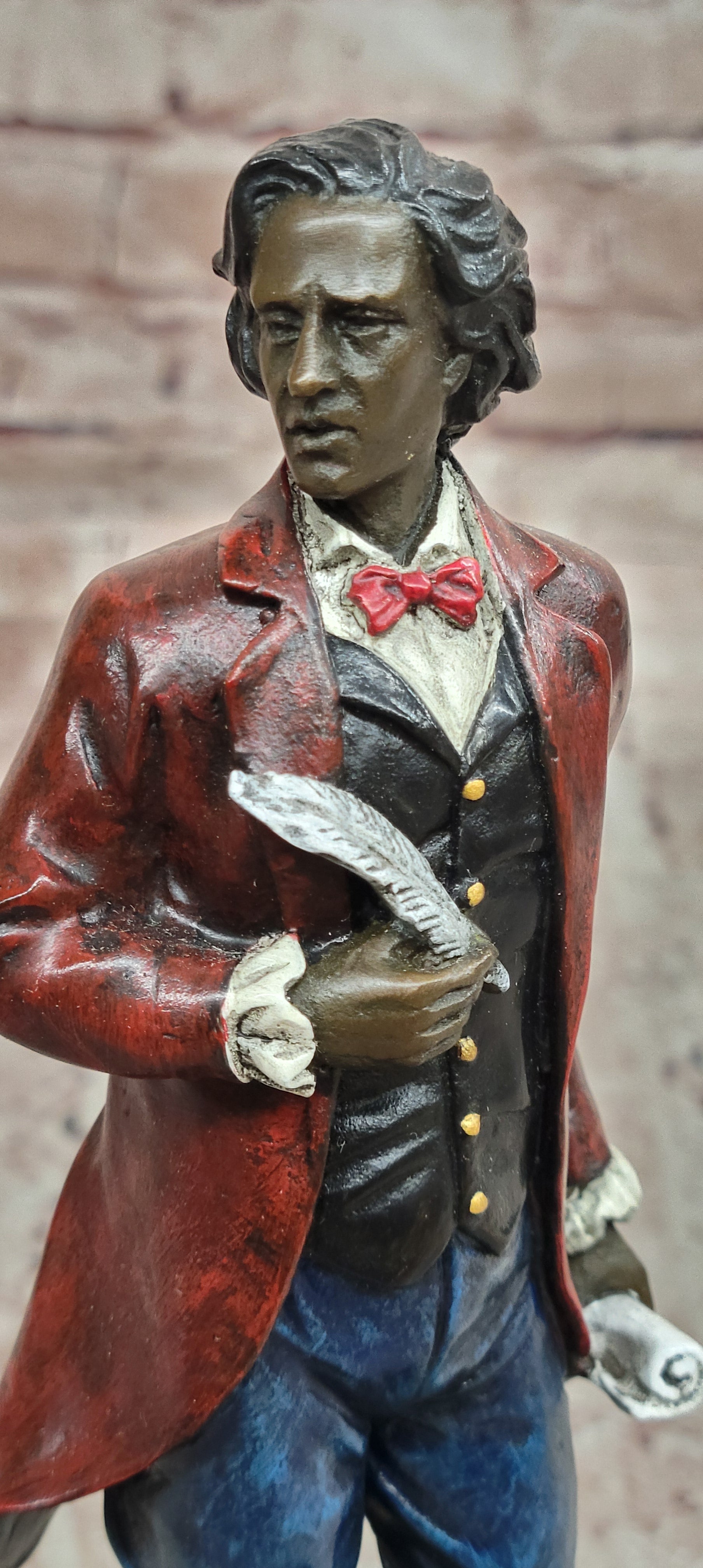 Bronze sculpture Chopin composer in antique style Bronze Figure Statue