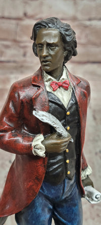 Bronze sculpture Chopin composer in antique style Bronze Figure Statue