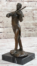 Bronze Johann Strauss Playing Violin Hot Cast Figure