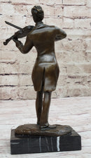 Bronze Johann Strauss Playing Violin Hot Cast Figure