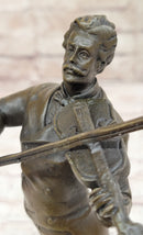 Bronze Johann Strauss Playing Violin Hot Cast Figure