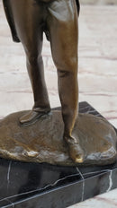 Bronze Johann Strauss Playing Violin Hot Cast Figure