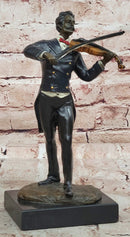 Vintage Bronze Musician Composer Johann Strauss Signed Milo