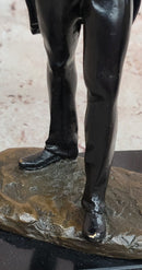 Vintage Bronze Musician Composer Johann Strauss Signed Milo