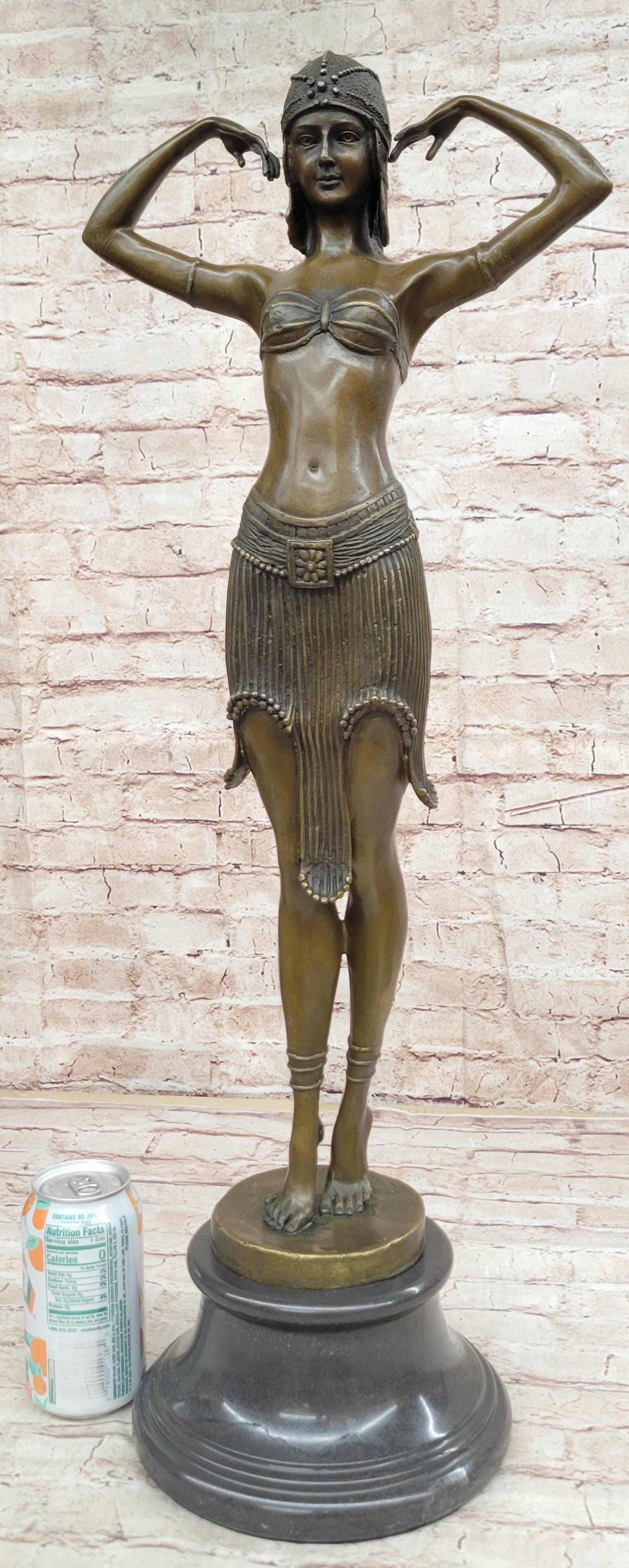 Illusion of Virtue Art Deco Bronze by Demetre Chiparus