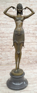 Illusion of Virtue Art Deco Bronze by Demetre Chiparus