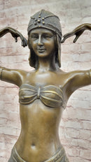 Illusion of Virtue Art Deco Bronze by Demetre Chiparus