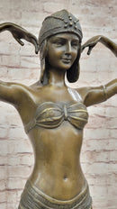 Illusion of Virtue Art Deco Bronze by Demetre Chiparus