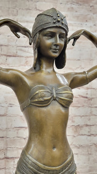 Illusion of Virtue Art Deco Bronze by Demetre Chiparus