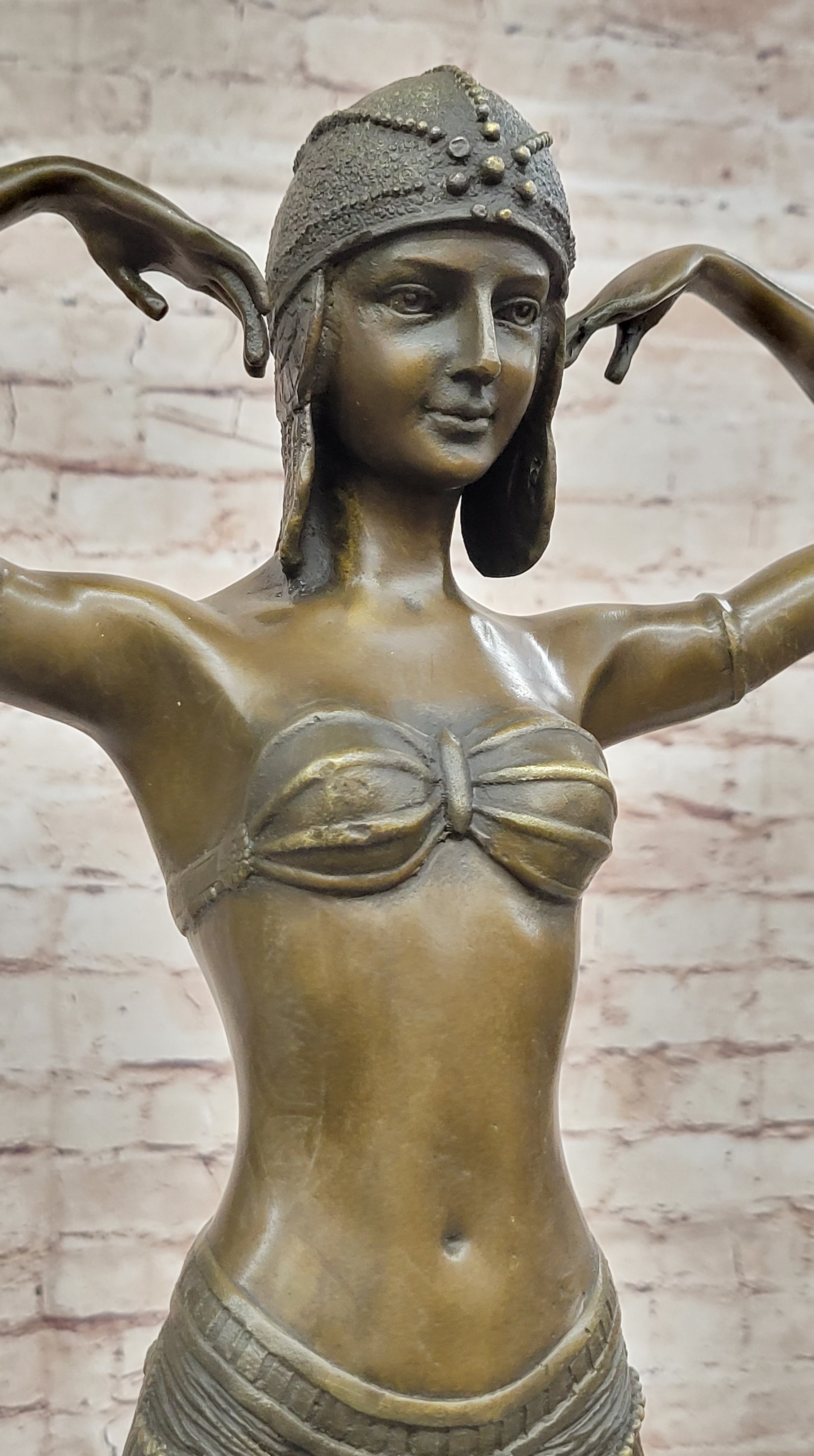 Illusion of Virtue Art Deco Bronze by Demetre Chiparus
