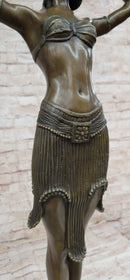 Illusion of Virtue Art Deco Bronze by Demetre Chiparus