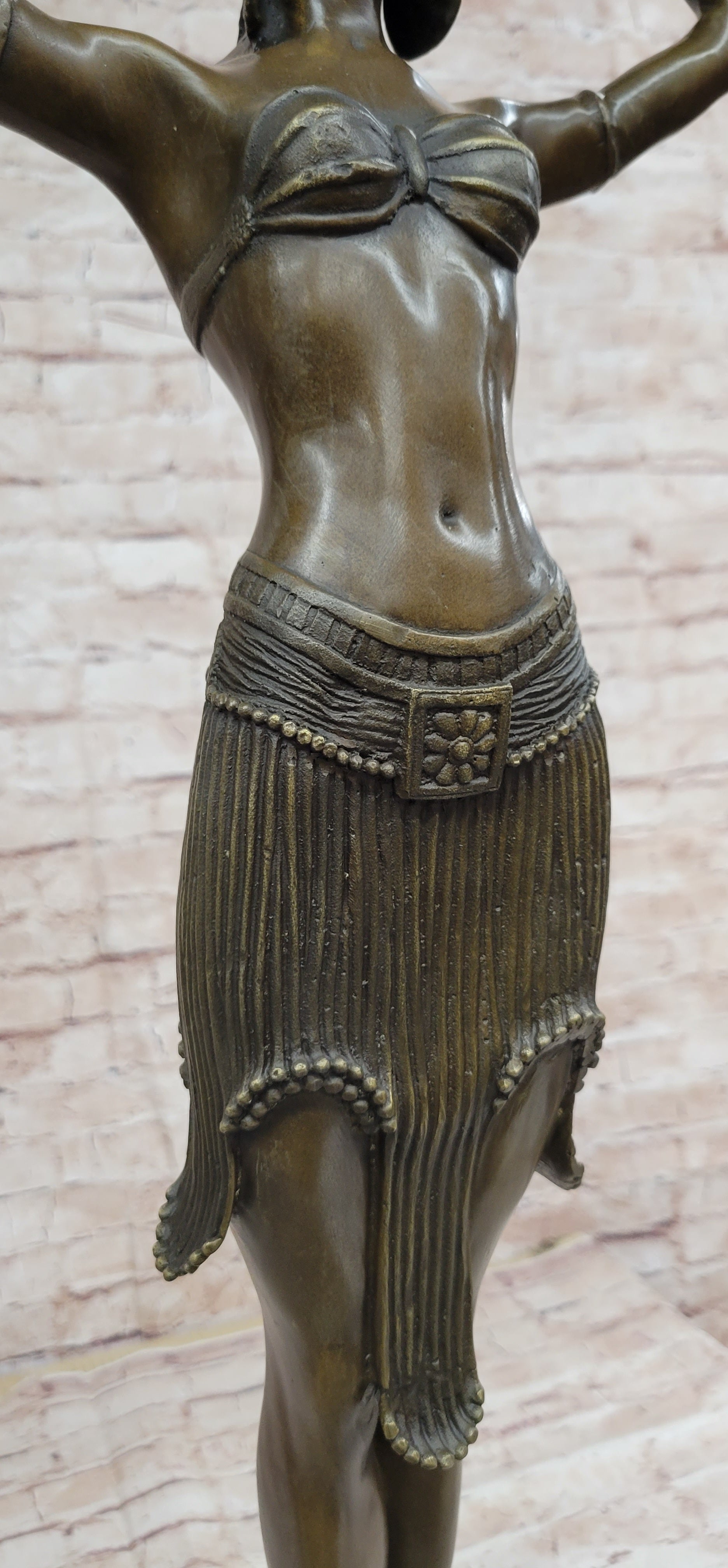 Illusion of Virtue Art Deco Bronze by Demetre Chiparus
