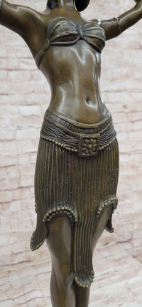 Illusion of Virtue Art Deco Bronze by Demetre Chiparus