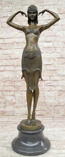 Illusion of Virtue Art Deco Bronze by Demetre Chiparus