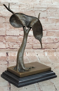 Persistence of Memory Clock Sculpture Signed Salvador Dalí