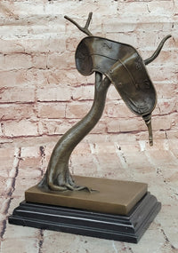 Persistence of Memory Clock Sculpture Signed Salvador Dalí