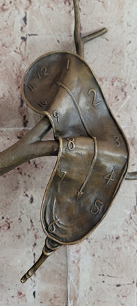 Persistence of Memory Clock Sculpture Signed Salvador Dalí