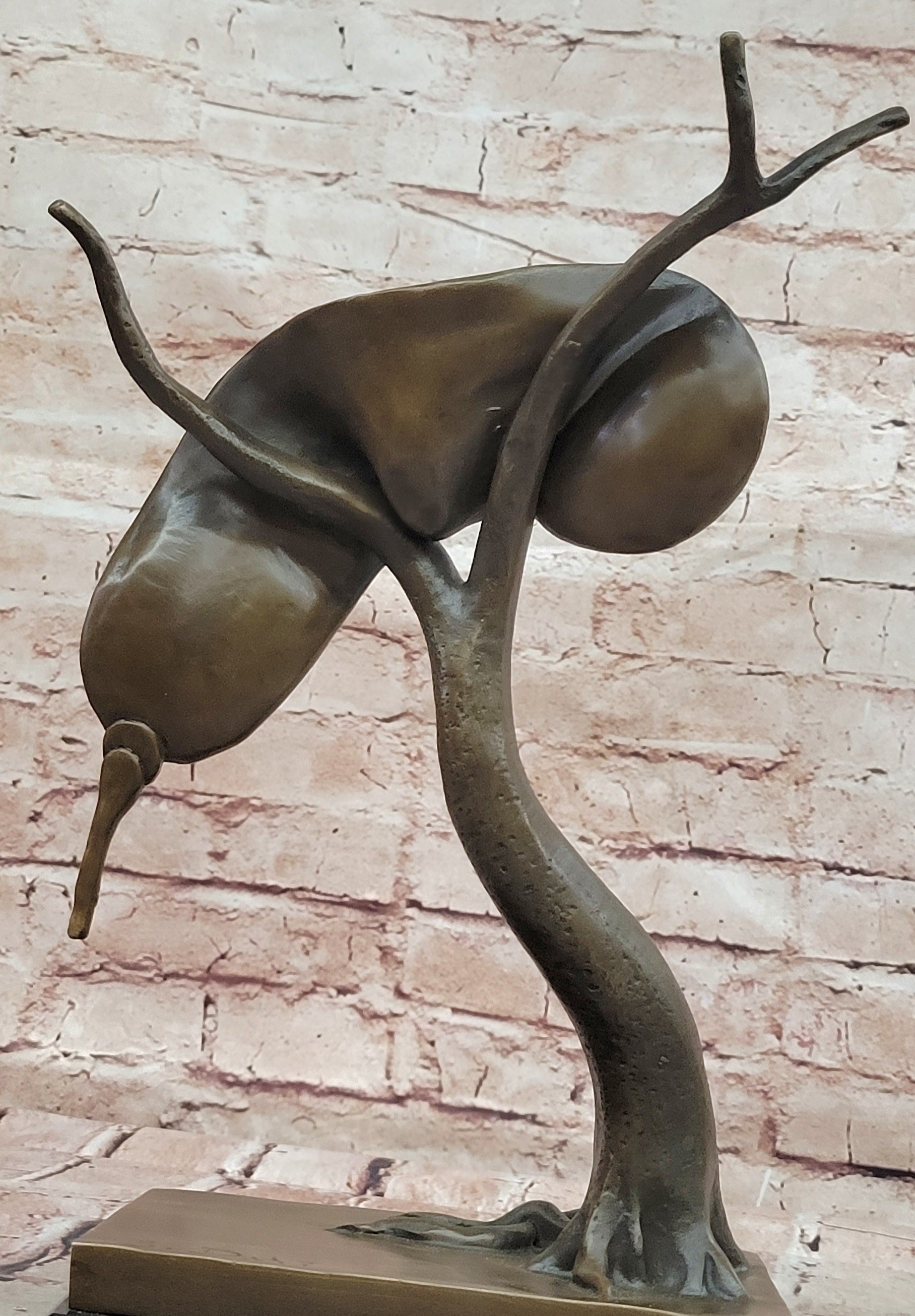 Persistence of Memory Clock Sculpture Signed Salvador Dalí