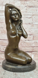 Hot Cast Museum Quality Nude Woman Girl Female Sculpture Lost Wax Method Figurine