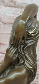 Hot Cast Museum Quality Nude Woman Girl Female Sculpture Lost Wax Method Figurine