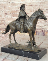 Bronze Explorer on Horseback – Historical Sculpture