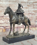Bronze Explorer on Horseback – Historical Sculpture