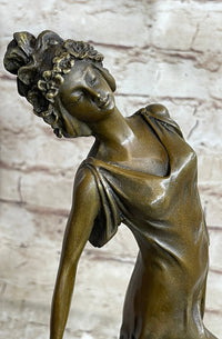 Milo Gypsy Dancer Bronze Sculpture Art Deco Nouveau Lost Wax