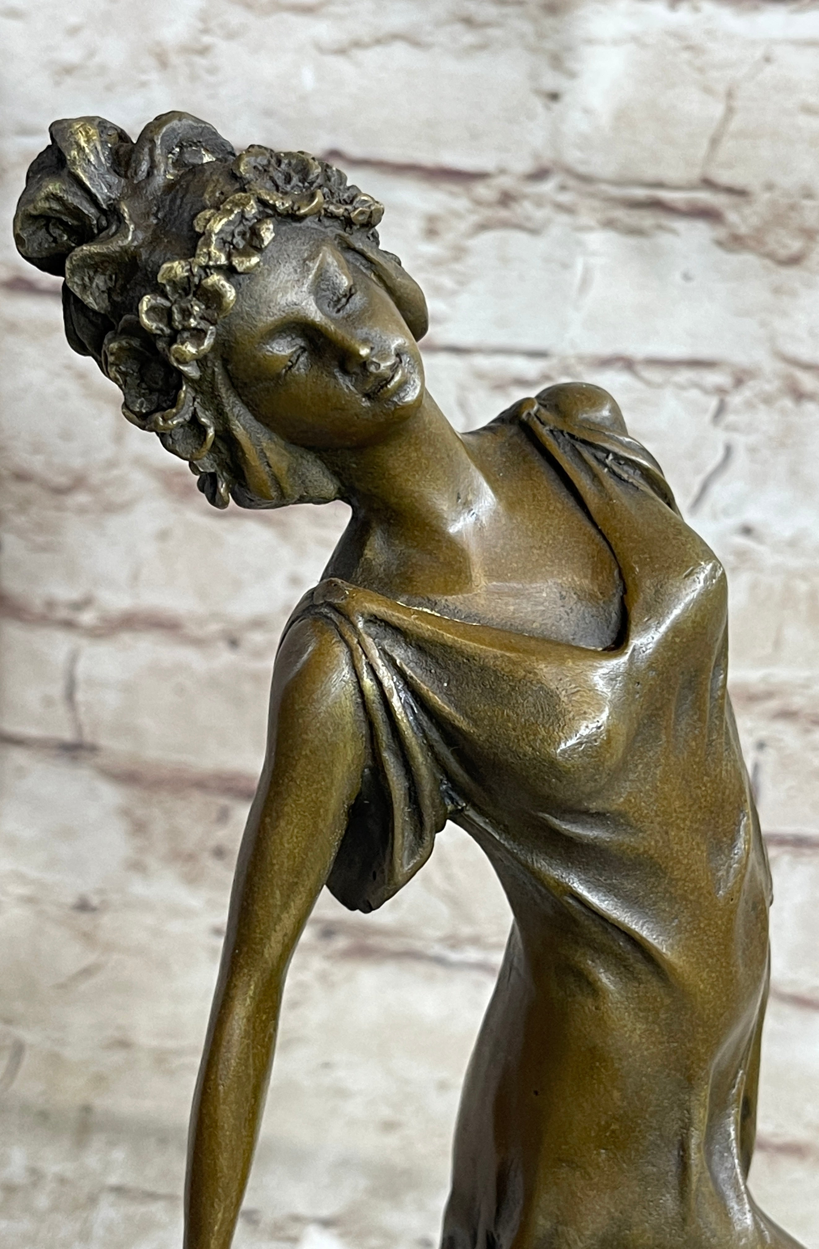 Milo Gypsy Dancer Bronze Sculpture Art Deco Nouveau Lost Wax