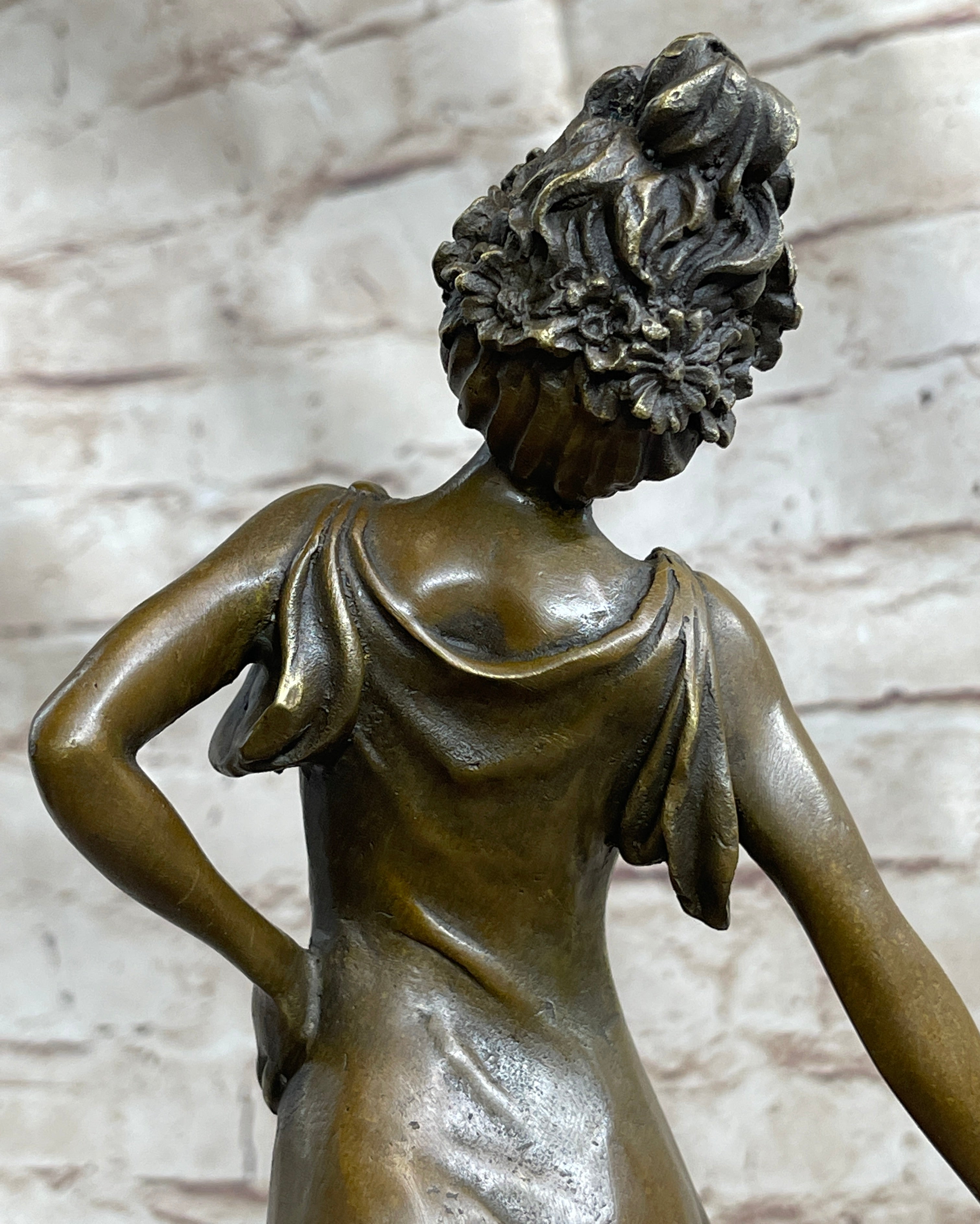 Milo Gypsy Dancer Bronze Sculpture Art Deco Nouveau Lost Wax