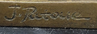 Deadlift Powerlifter Bodybuilder Bronze Trophy 8.5" x 11"