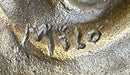 Scarf Dancer Pure Bronze Art Deco Signed Milo