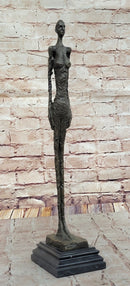 Woman of Venice by Alberto Giacometti - Bronze Sculpture on Marble