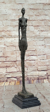 Woman of Venice by Alberto Giacometti - Bronze Sculpture on Marble