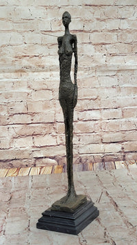 Woman of Venice by Alberto Giacometti - Bronze Sculpture on Marble