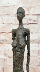 Woman of Venice by Alberto Giacometti - Bronze Sculpture on Marble