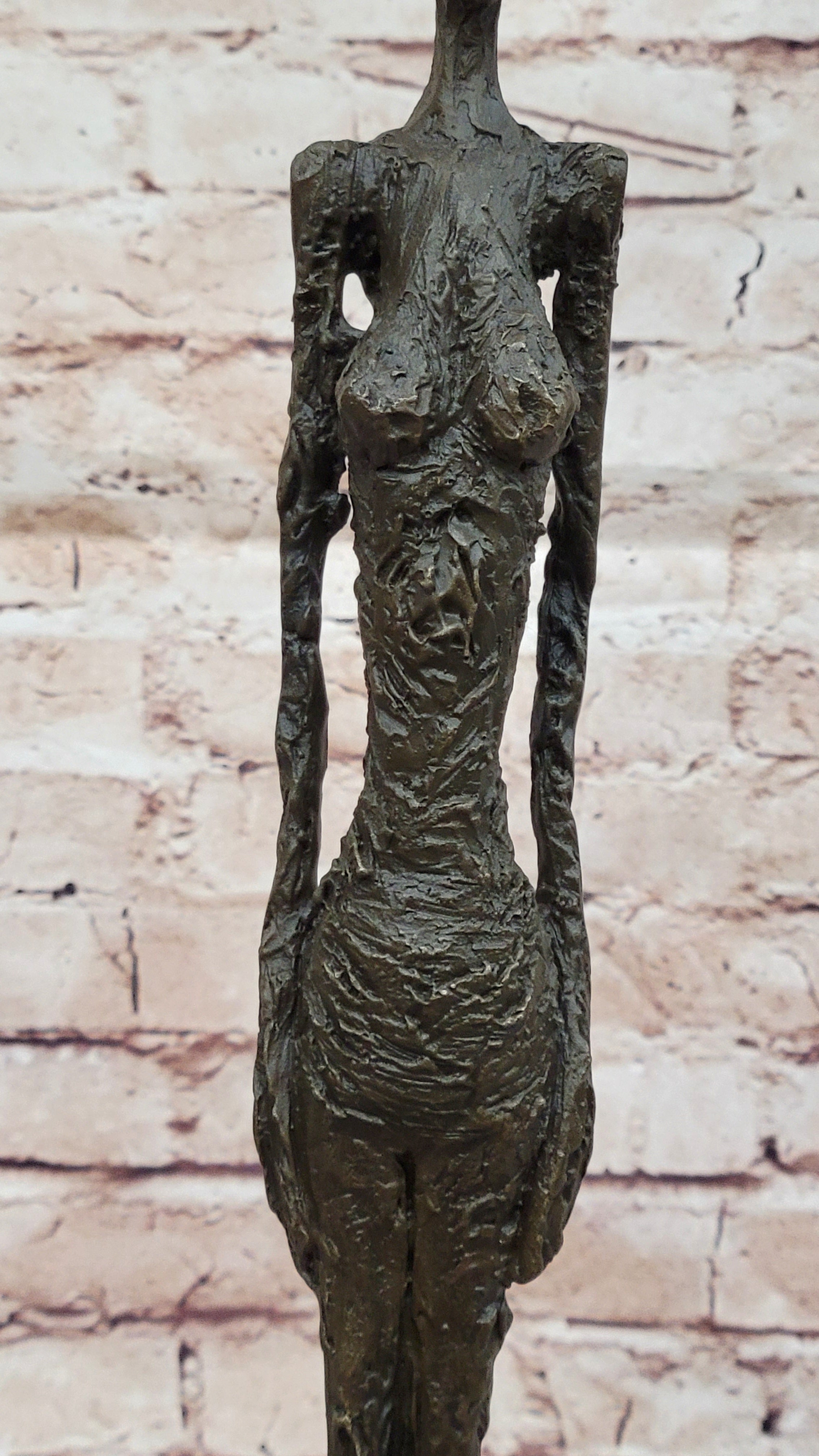 Woman of Venice by Alberto Giacometti - Bronze Sculpture on Marble