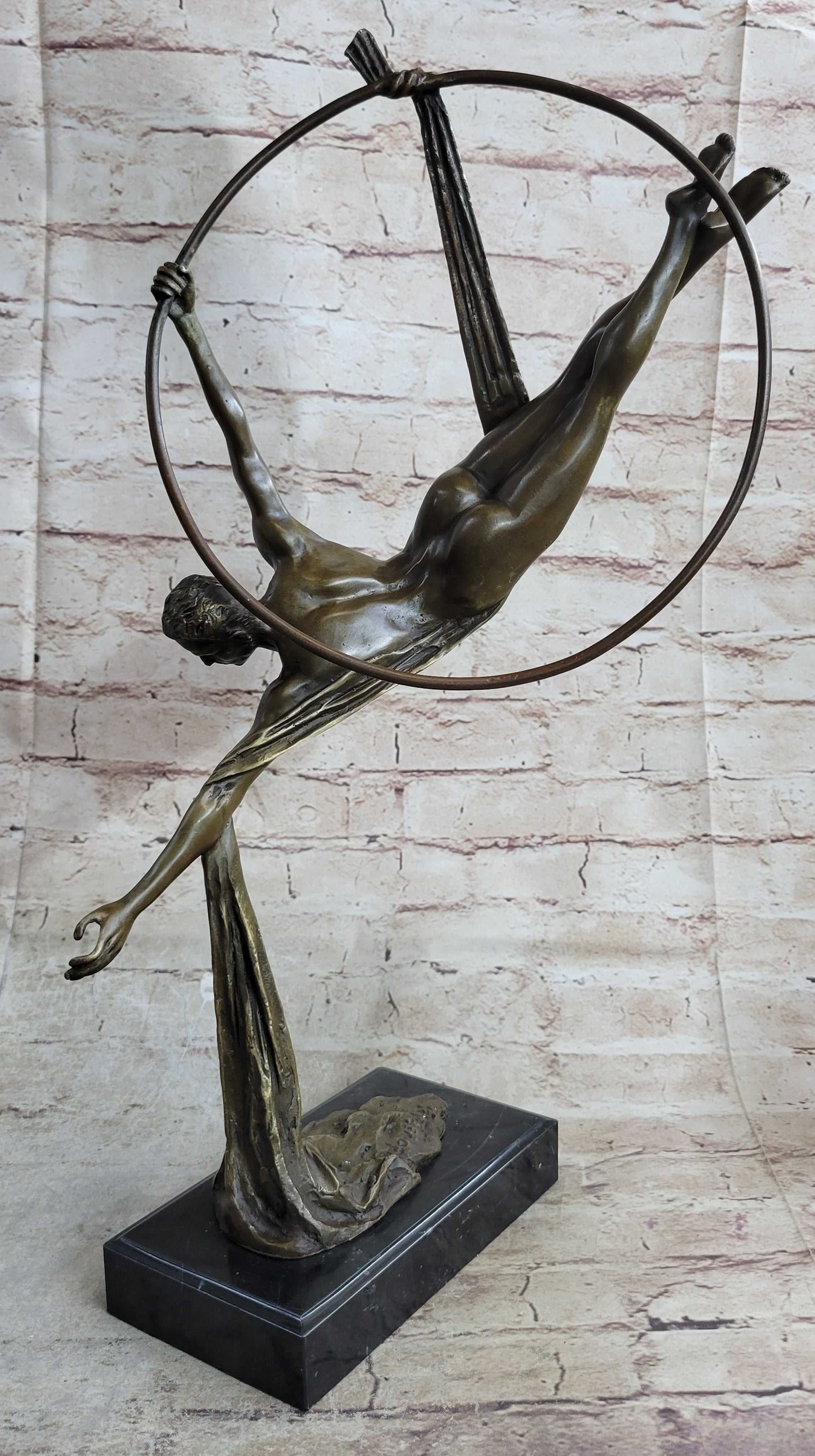 Cirque du Soleil Acrobat Bronze Sculpture Vitaleh Art
