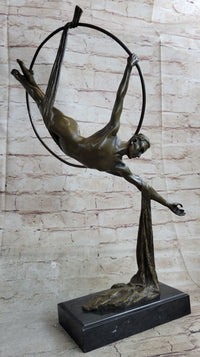 Cirque du Soleil Acrobat Bronze Sculpture Vitaleh Art