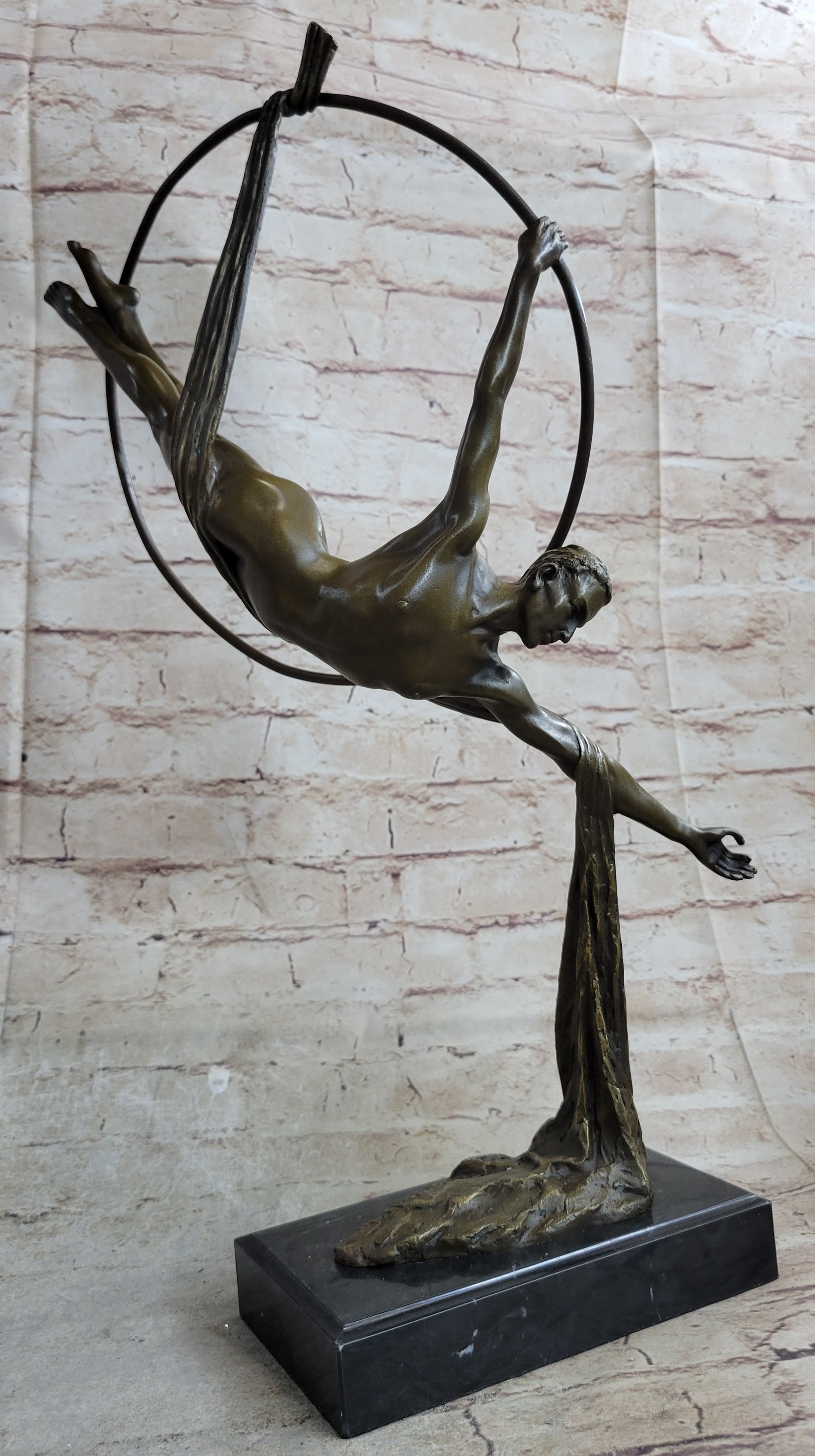 Cirque du Soleil Acrobat Bronze Sculpture Vitaleh Art